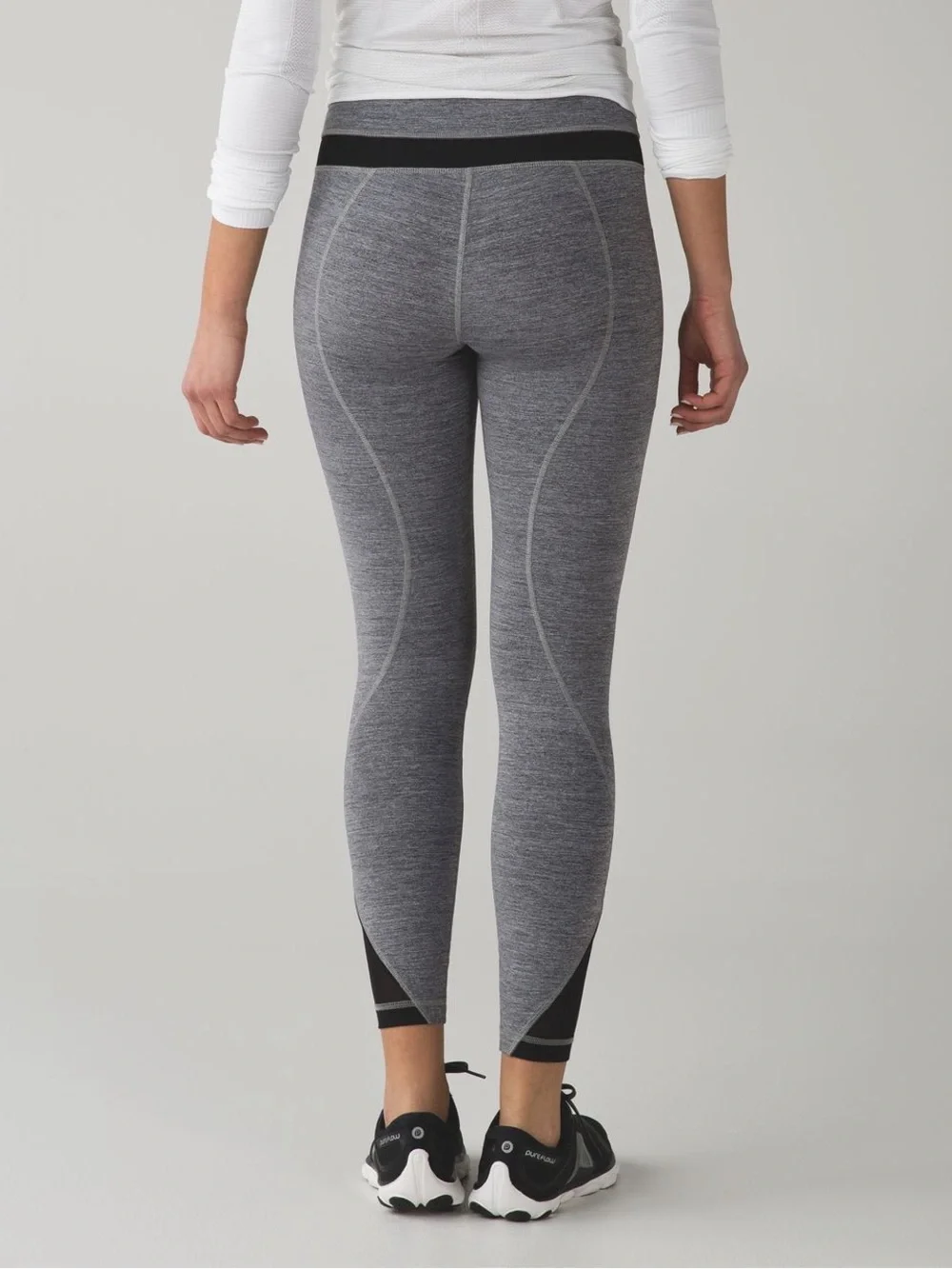 Lululemon Inspire Tight II (Mesh) in Space Dye Camo Black Dark Slate